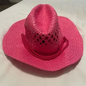 Pink cowboy hat